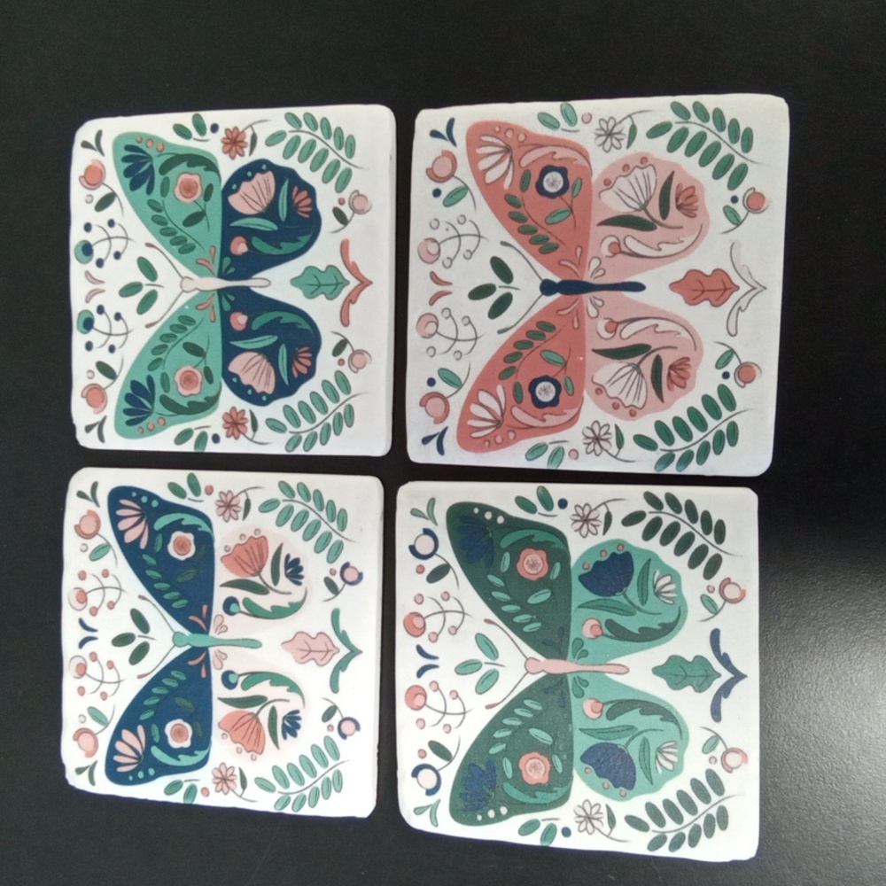 Butterfly Coaster Set